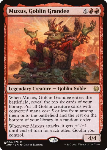 Muxus, Goblin Grandee (024/078), The List Reprints — Magic card price