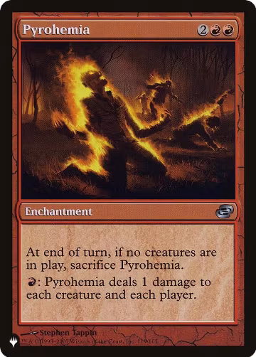 Pyrohemia (119/165), The List Reprints — Magic card price