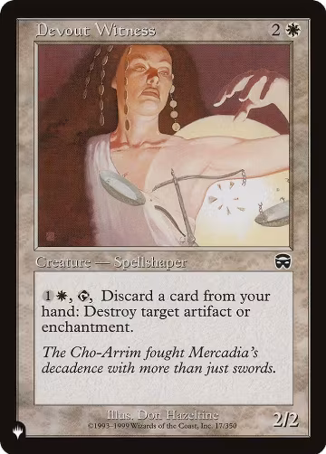 Devout Witness (17/350), The List Reprints — Magic card price