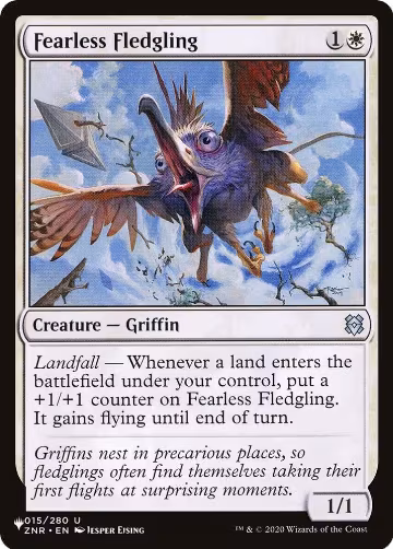 Fearless Fledgling (015/280), The List Reprints — Magic card price