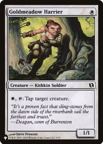 Goldmeadow Harrier (3/79), The List Reprints — Magic card price