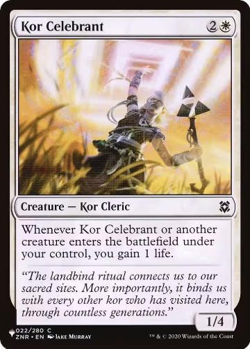 Kor Celebrant (022/280), The List Reprints — Magic card price