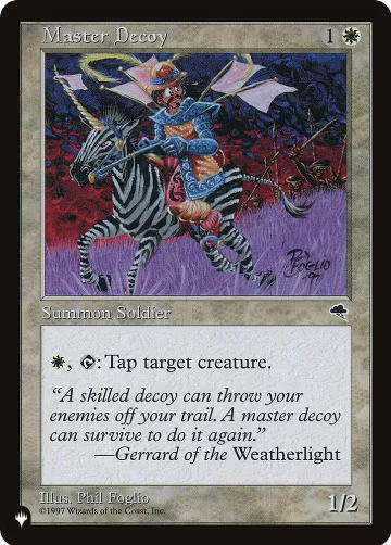 Master Decoy, The List Reprints — Magic card price