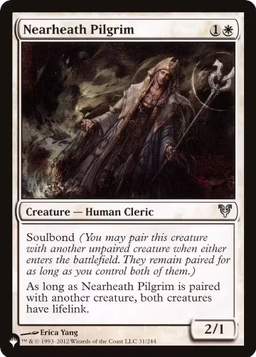 Nearheath Pilgrim (31/244), The List Reprints — Magic card price