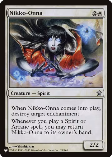 Nikko-Onna (21/165), The List Reprints — Magic card price