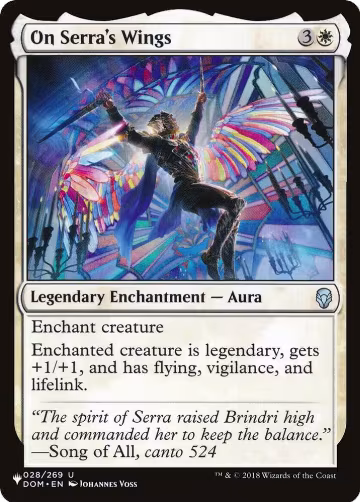 On Serra's Wings (028/269), The List Reprints — Magic card price