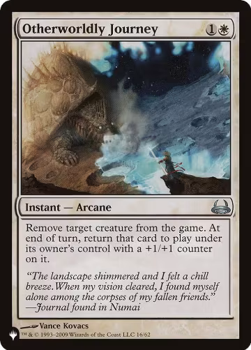 Otherworldly Journey (16/62), The List Reprints — Magic card price