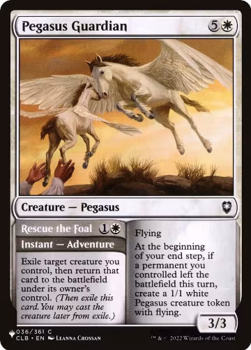 Pegasus Guardian (036/361), The List Reprints — Magic card price