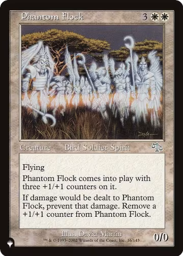 Phantom Flock (16/143), The List Reprints — Magic card price
