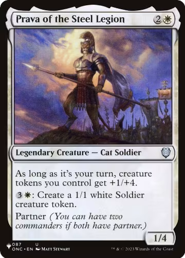 Prava of the Steel Legion (087/028), The List Reprints — Magic card price