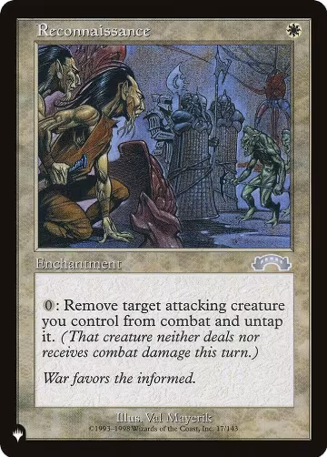 Reconnaissance (17/143), The List Reprints — Magic card price