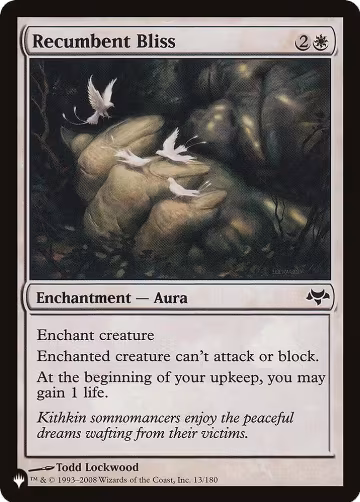 Recumbent Bliss (13/180), The List Reprints — Magic card price