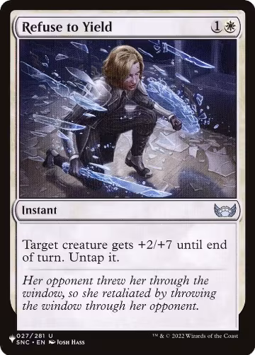 Refuse to Yield (027/281), The List Reprints — Magic card price