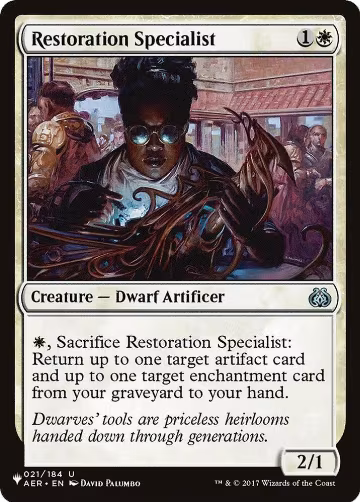 Restoration Specialist (021/184), The List Reprints — Magic card price