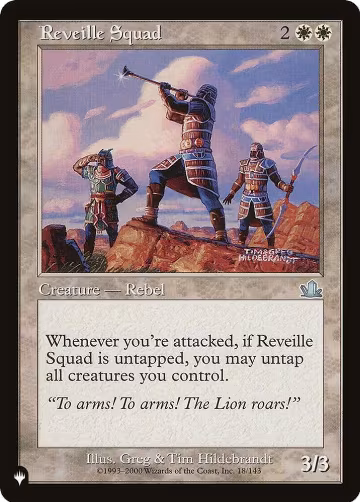 Reveille Squad (18/143), The List Reprints — Magic card price