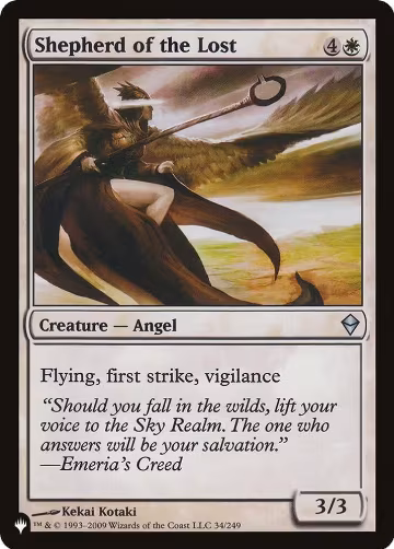 Shepherd of the Lost (34/249), The List Reprints — Magic card price