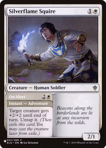 Silverflame Squire (031/269), The List Reprints — Magic card price