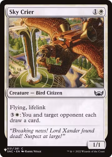 Sky Crier (031/281), The List Reprints — Magic card price