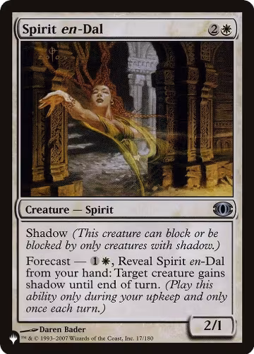 Spirit en-Dal (17/180), The List Reprints — Magic card price