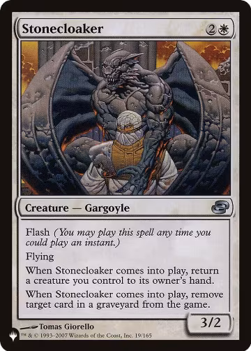 Stonecloaker (19/165), The List Reprints — Magic card price