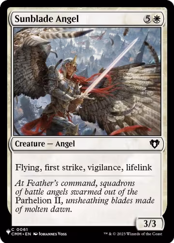 Sunblade Angel (0061), The List Reprints — Magic card price