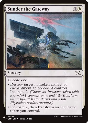 Sunder the Gateway (0039), The List Reprints — Magic card price