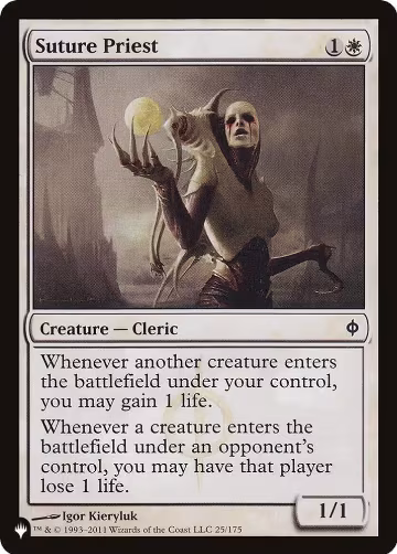 Suture Priest (NPH) (25), The List Reprints — Magic card price