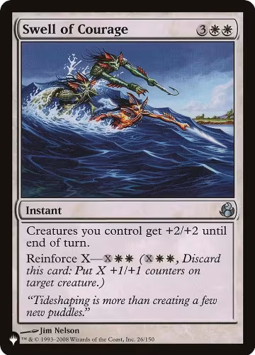 Swell of Courage (26/150), The List Reprints — Magic card price