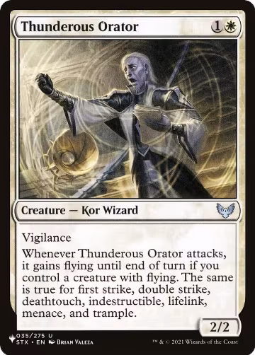 Thunderous Orator (035/275), The List Reprints — Magic card price