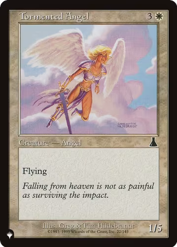 Tormented Angel (22/143), The List Reprints — Magic card price