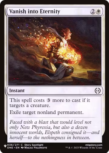 Vanish into Eternity (036/271), The List Reprints — Magic card price