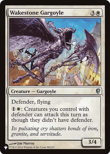 Wakestone Gargoyle (88/210), The List Reprints — Magic card price