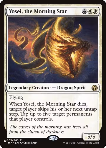 Yosei, the Morning Star (039/249), The List Reprints — Magic card price
