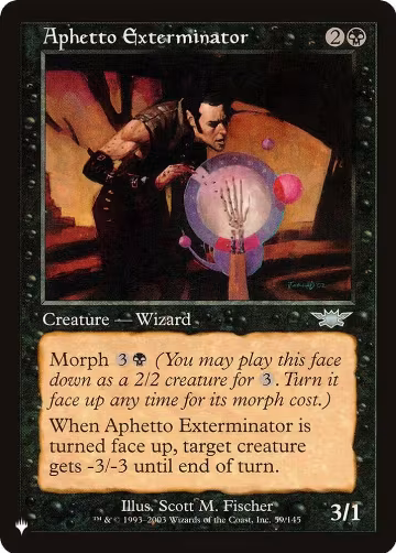 Aphetto Exterminator (59/145), The List Reprints — Magic card price
