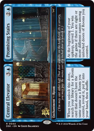 Central Elevator // Promising Stairs (44), Prerelease Cards — Magic card price
