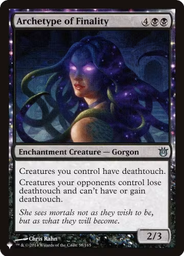 Archetype of Finality (58/165), The List Reprints — Magic card price