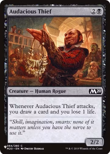Audacious Thief (084/280), The List Reprints — Magic card price