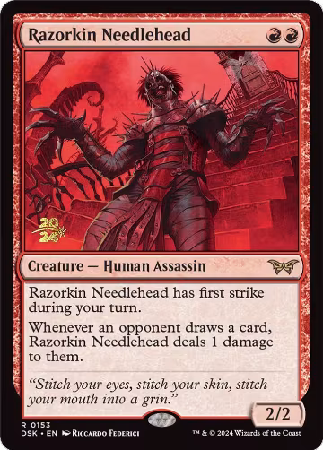 Razorkin Needlehead (153), Prerelease Cards — Magic card price