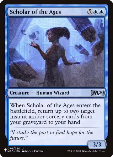 Scholar of the Ages (074/280), The List Reprints — Magic card price