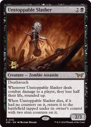 Unstoppable Slasher (0119) (119), Prerelease Cards — Magic card price