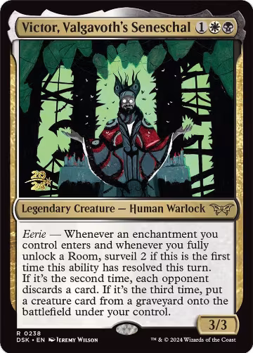 Victor, Valgavoth's Seneschal (238), Prerelease Cards — Magic card price