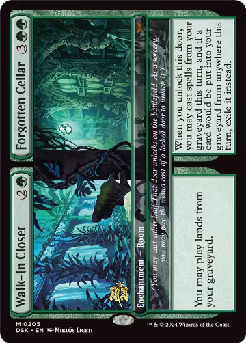 Walk-In Closet // Forgotten Cellar (205), Prerelease Cards — Magic card price