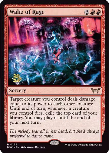 Waltz of Rage (165), Prerelease Cards — Magic card price