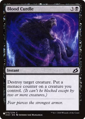 Blood Curdle (075/274), The List Reprints — Magic card price