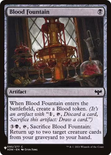 Blood Fountain (095/277), The List Reprints — Magic card price