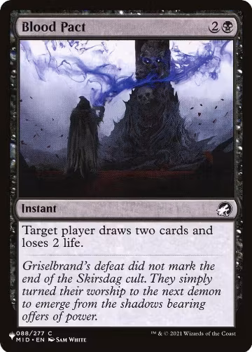 Blood Pact (088/277), The List Reprints — Magic card price