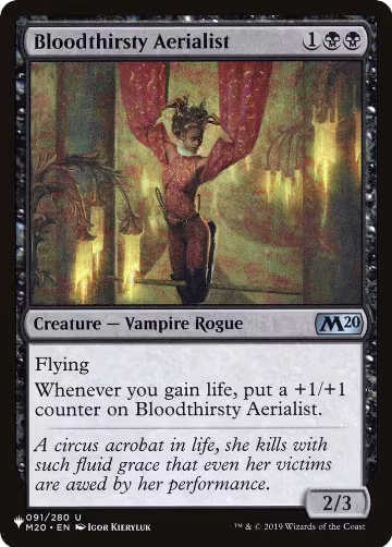 Bloodthirsty Aerialist (091/280), The List Reprints — Magic card price