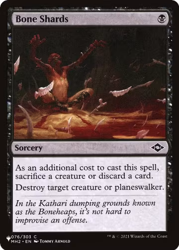Bone Shards (076/303), The List Reprints — Magic card price