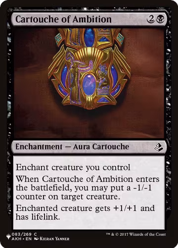 Cartouche of Ambition (083/269), The List Reprints — Magic card price