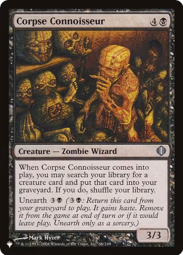 Corpse Connoisseur (68/249), The List Reprints — Magic card price